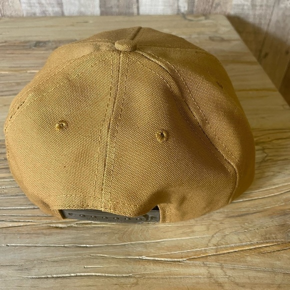 Vintage Carhartt Tan Snapback Hat USA Made NWOT - Picture 9 of 9